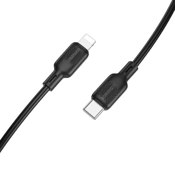 Дата кабель Borofone BX113 Lenny Type-C to Lightning 27W (3m) Black | Зображення 3