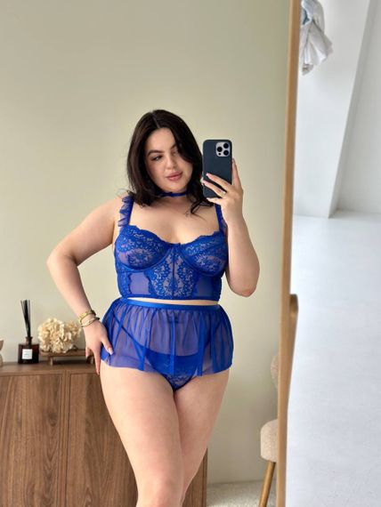 Комплект спідничка,трусики та чокер PLUS SIZE | Зображення 3