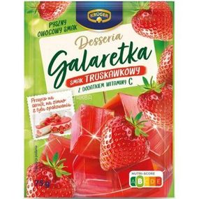 Желе (галаретка) зі смаком полуниця Galaretka Kruger 75 г, Польща