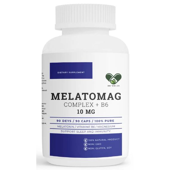 Мелатонін для сну En`vie Lab Melatomag 10 mg 90 Caps