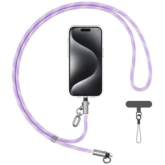 Дата кабель-шнурок Usams US-SJ746 Type-C to Lightning 30W (1.2m) Purple