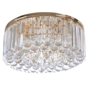 Люстра торт потолочная с подсветкой LED E14 40W Glass (BCL-612C/3)