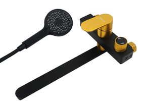 Змішувач для ванни MILLZ чорний-золото MRS-AL-F10 (Black&Gold) 1/10
