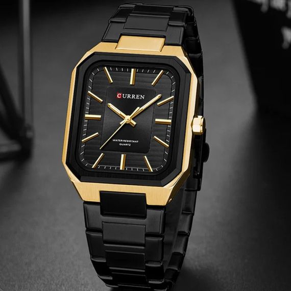 Чоловічий годинник Curren 8457 Gold-Black | Зображення 1