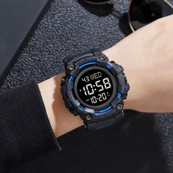 Годинник S2kmei 1968BU Black-Blue | Зображення 2