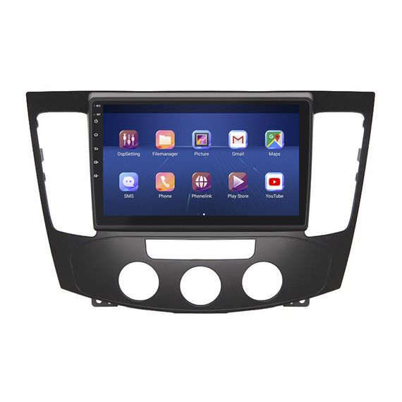 Штатная магнитола Lesko для Hyundai Sonata V (NF) Manual AC 2008-2010 экран 9" 2/32Gb 4G Wi-Fi GPS Top | Зображення 1