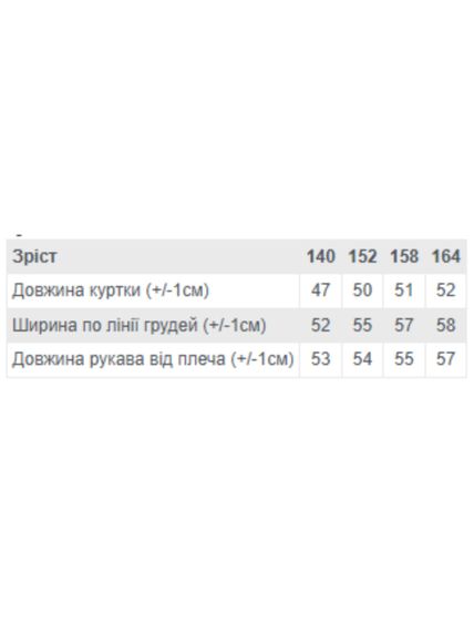 Демісезонна підліткова куртка для дівчинки з лампасами Носи своє 164 Капучино (p-18211-215436) | Зображення 7