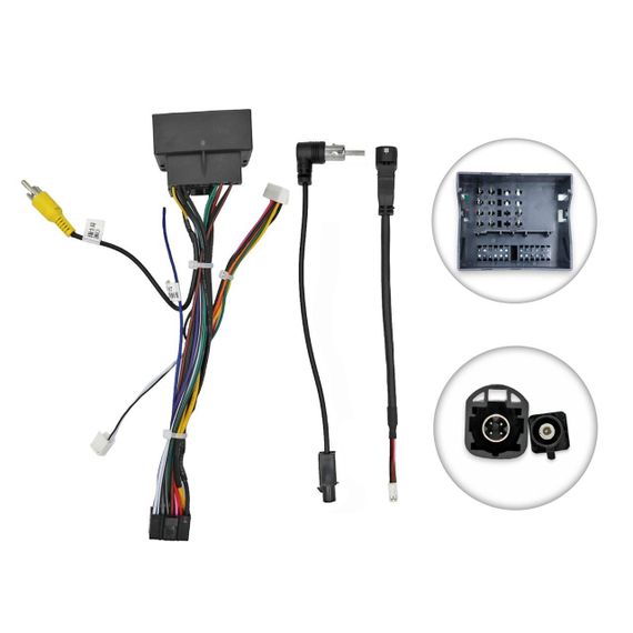 Перехідник живлення серії QIV з адаптером CAN-BUS для Great Wall QBR-W GW-1822 (дрот)