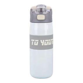 Термос спортивний з мундштуком 680 мл білий HP-14-54W