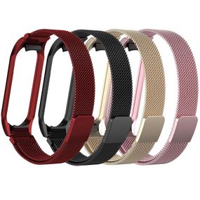 Ремінець Milanese Loop Design для Xiaomi Mi Band 5/6 Vintage gold