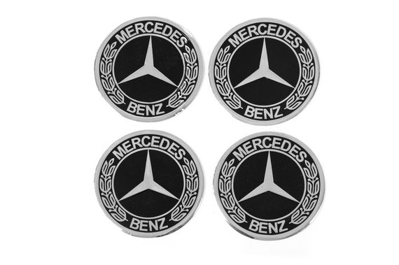 Наклейки на диски 90мм (4 шт) для Тюнінг Mercedes | Зображення 1