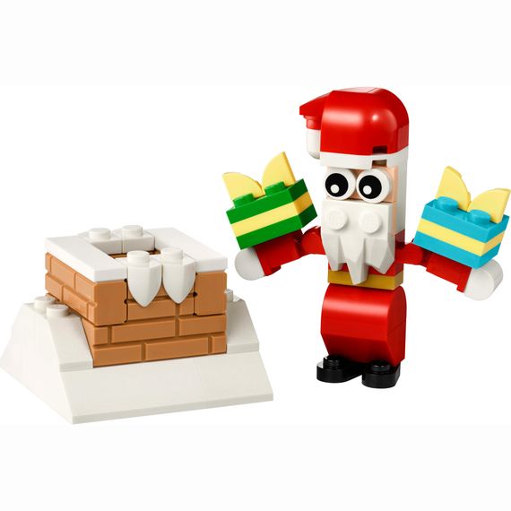 Конструктор LEGO recruitment Creator Різдвяні забави з димарем із Сантою (30692) | Зображення 1