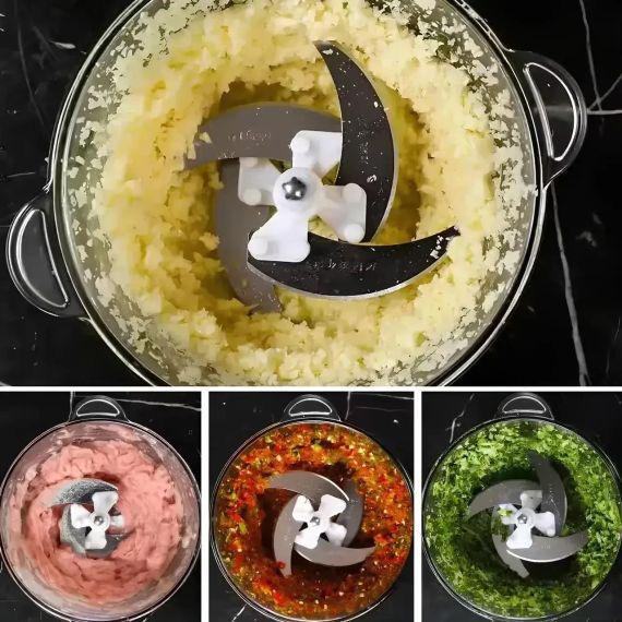 УЦЕНКА! Блендер-измельчитель электрический на 2 литра Opera Food Processor (Плохая упаковка 3096) | Зображення 2