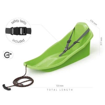 Санки Prosperplast Topo, зеленый (5905197481944) | Зображення 2