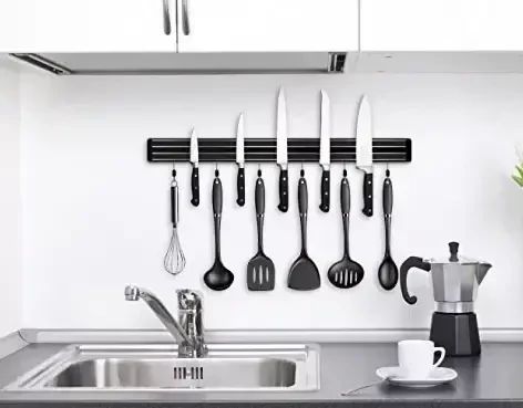 Магнитная рейка для ножей, инструментов 38 см