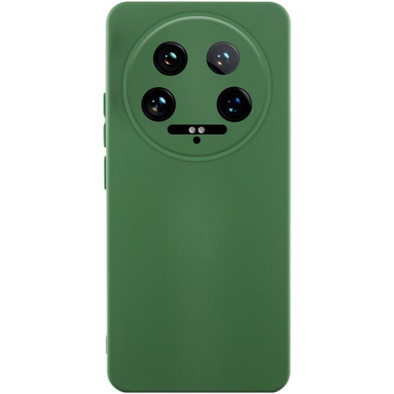 Чохол Silicone Cover Ummi Lakshmi Full Camera (AA) для Xiaomi 14 Ultra Зелений / Dark green
