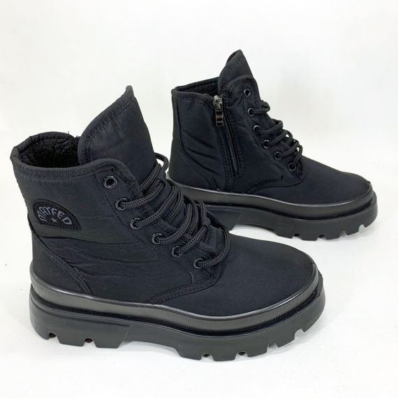 Чоботи жіночі 41р 26см, Черевики шкіряні жіночі рифлена підошва, Зимові бурки жіночі | Зображення 2