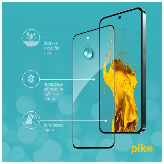 Скло захисне Piko Full Glue Xiaomi 14 Black (1283126591242) | Зображення 3
