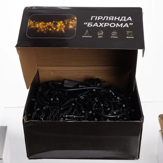 Вулична гірлянда Бахрома 50 м 840 LED чорний провід Мультиколор 50MBML | Зображення 4