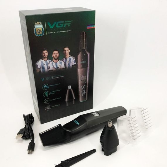 Тример для стрижки волосся у вухах VGR, вух, Тример для носа тример для бороди стрижки носа BY-76 | Зображення 6