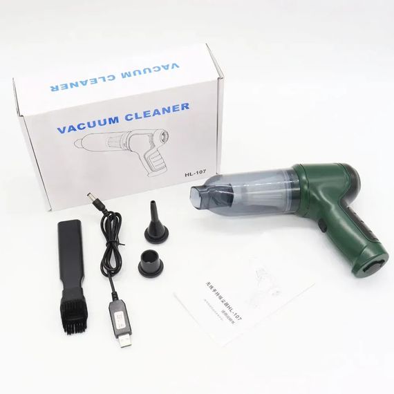 Портативный автомобильный пылесос Multifunction Vacuum Cleaner XL-1962 120 Вт 9000 Па | Зображення 5
