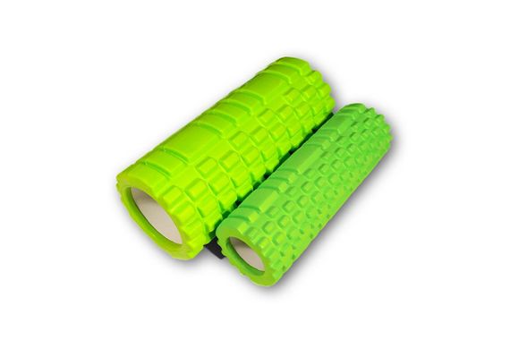 Масажний ролик EasyFit набір Grid Roller Double 33 см Салатовий (EF-7737s-6) | Зображення 1