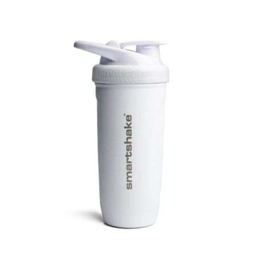 Шейкер спортивний SmartShake металевий Reforce Stainless Steel 30oz/900 мл Army White (11150203)