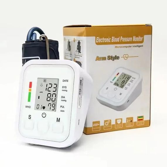 Автоматичний тонометр з пам'яттю на 60 вимірювань XPRO ARM Style BW-3205 (23456816301_223) | Зображення 2