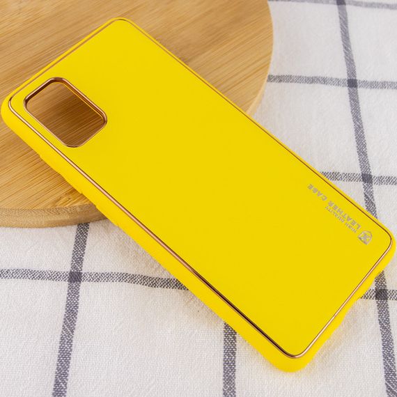 Шкіряний чохол Xshield для Samsung Galaxy A04s Жовтий / Yellow | Зображення 1