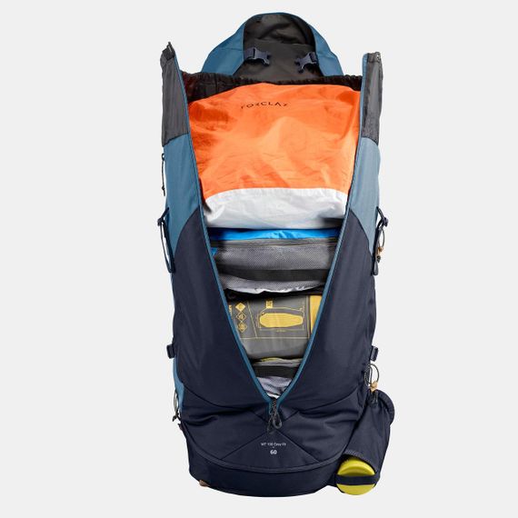 Рюкзак жіночий MT100 для трекінгу з системою EASYFIT 60 л - One Size | Зображення 5