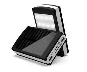 Портативное зарядное устройство с фонариком Solar Power Bank 50000 mAh