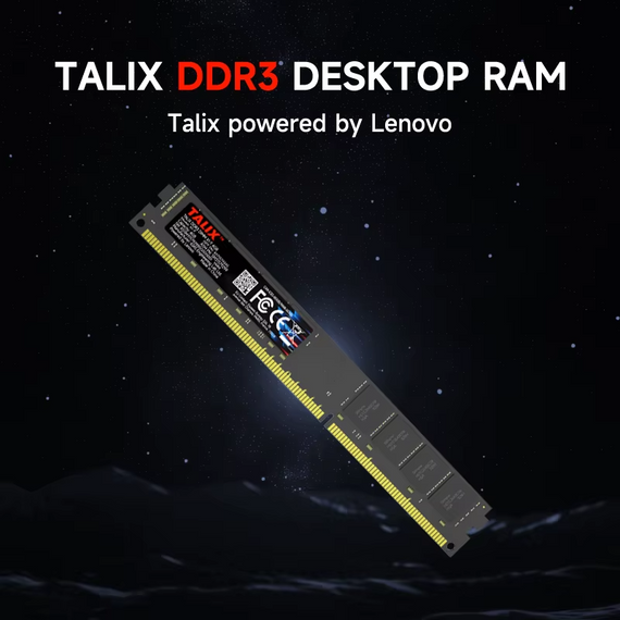 Оперативна пам'ять Lenovo TALIX DDR3 4GB 1600MHz DIMM для настільного ПК | Зображення 1