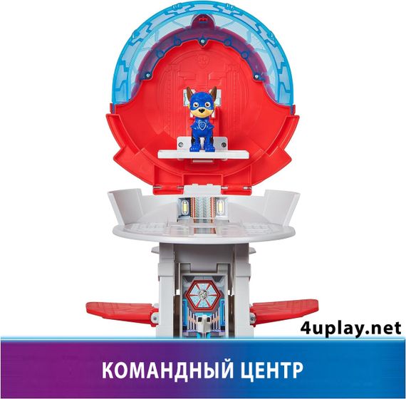 Ігровий набір Spin Master Paw Patrol Mighty Movie Aircraft Carrier Штаб-квартира авіаносець Щенячий Патруль | Зображення 5