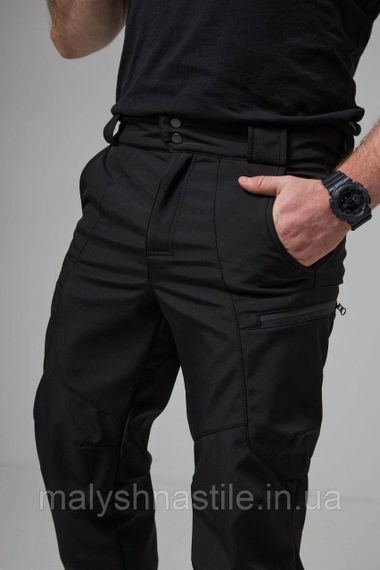 Штани Soft Shell Чорні SKMilitary | Зображення 4