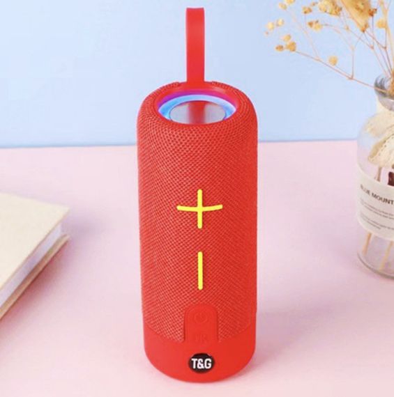 Колонка портативна Bluetooth T&G TG619C red червона