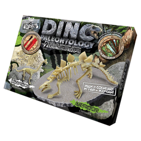 Ігровий набір для проведення розкопок DINO PALEONTOLOGY 6377 в коробці  Стегозавр