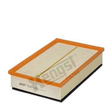 Фильтр воздушный с поролоном VW T5 1.9-3.2 i/TDI/BiTDI/TSI 03-15/ T6 2.0 TDI/TSI 15-19, Hengst, E587L01,