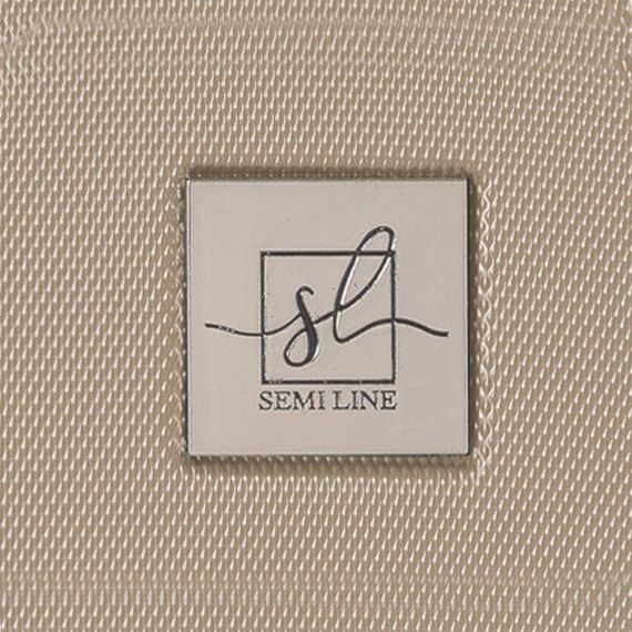 Валіза Semi Line 24" (M) Champagne/Black (T5674-3) | Зображення 7
