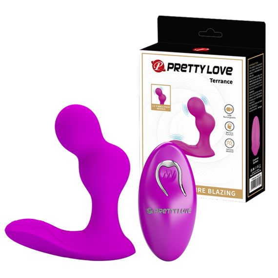 Масажер простати - Pretty Love Terrance Anal Vibrator Massager Purple sexstyle