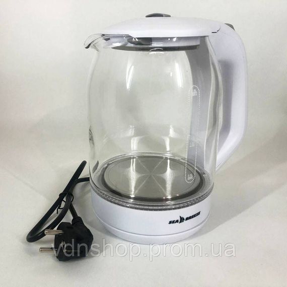 Мощный электрический чайник от розетки SeaBreeze SB-015 1.8 л, Бытовой чайник для кухни DS-48 | Зображення 1
