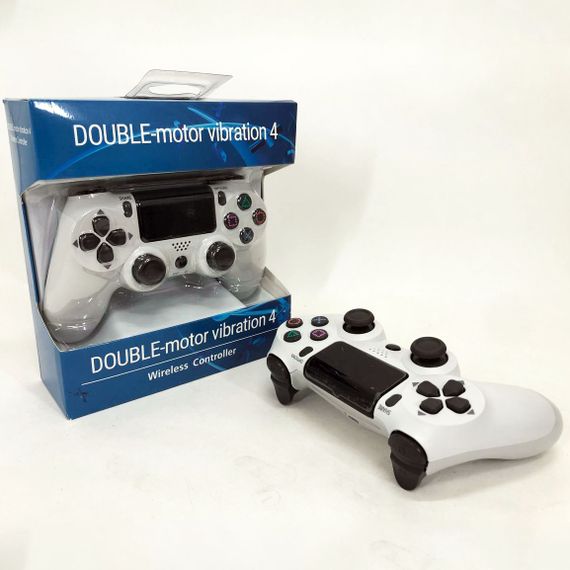 Джойстик DOUBLESHOCK для PS 4, бездротовий ігровий геймпад PS4/PC акумуляторний джойстик. Колір білий TA-86 | Зображення 2