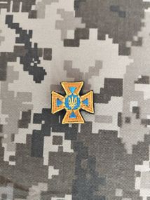 Шеврон ДСНС / 3см