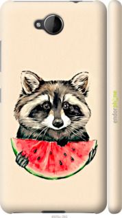Чохол на Nokia Lumia 650 Єнотик з кавуном "4605m-393-2448"