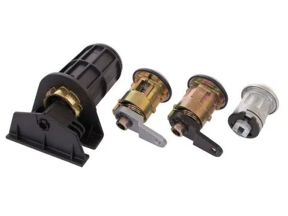 Ford Escort  замок запалювання + 2 вставки замків дверей + багажника + ключі, Форд | Зображення 1