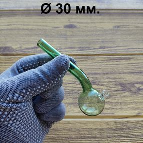 Стеклянная трубка Sherlock Nose Oil Green