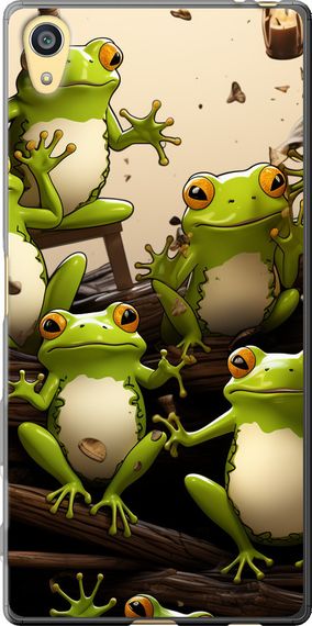 Чехол на Sony Xperia Z5 E6633 Жабки "5656u-274-17620"