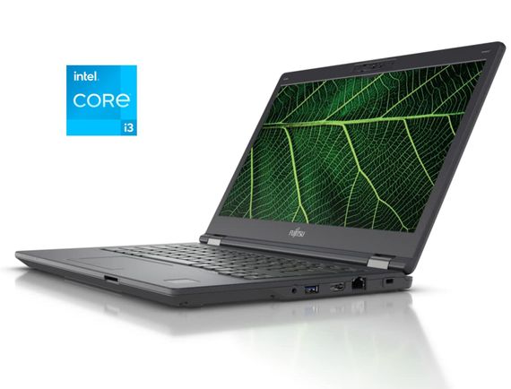 Ноутбук Fujitsu LifeBook E5411 / 14" (1920x1080) IPS / Intel Core i3-1115G4 (2 (4) ядра по 1.7 - 4.1 GHz) / 16 GB DDR4 / 256 GB SSD M.2 / Intel UHD Graphics / WebCam / Win 10 Pro б/у