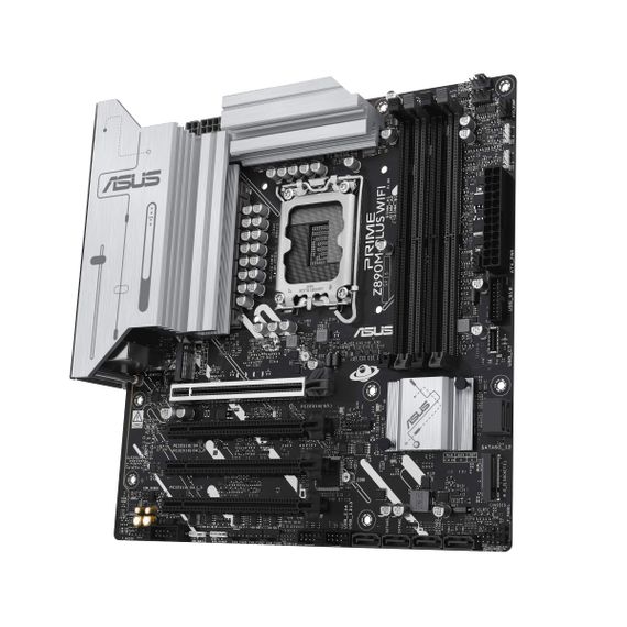 Материнcька плата ASUS PRIME Z890M-PLUS WIFI s1851 Z890 4xDDR5 M.2 HDMI DP Wi-Fi BT mATX 90MB1J80-M0EAY0 | Зображення 2