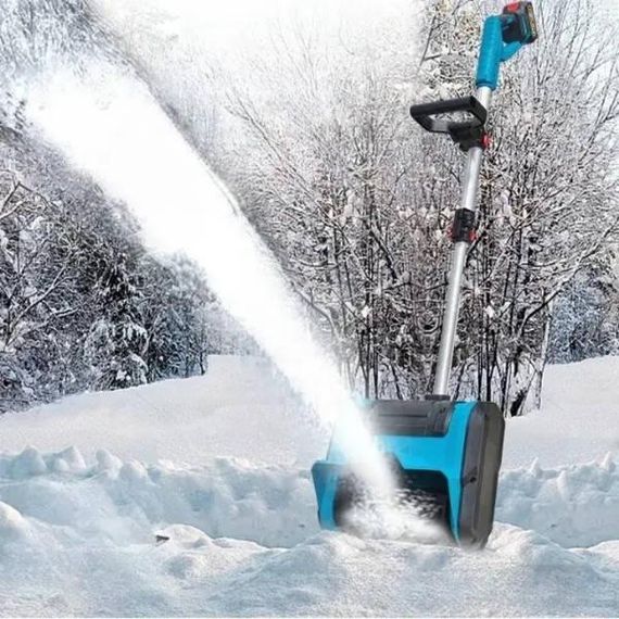 Снігоприбиральник акумуляторний 2 акб AND LY-749 Чорний