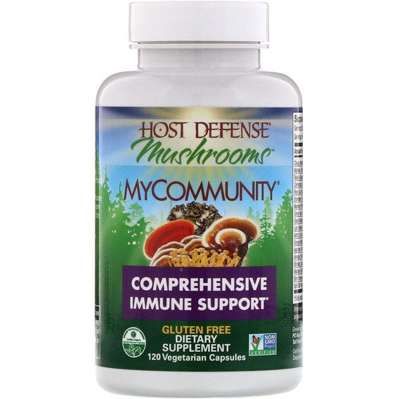 Натуральная добавка для иммунитета Fungi Perfecti MyCommunity, Comprehensive Immune Support 120 Veg Caps FPI-03813 | Зображення 2